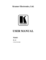 Kramer PL-15 User manual