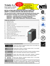 NTI Trinity Lx800 Installation And Operation Instructions Manual