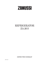 Zanussi ZA 26 S Operating instructions