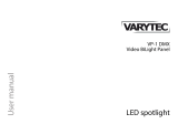 Varytec VP-1 DMX Video BiLight Panel User manual