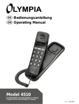 Olympia Big Button Phone 4510 Owner's manual