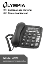 Olympia Big Button Phone 4520 Owner's manual