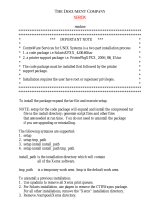 Xerox 860 Installation guide