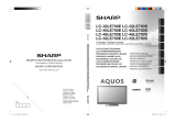 Sharp lc32le700e Operating instructions