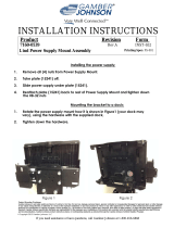 Gamber-Johnson 7170-0907 Installation guide