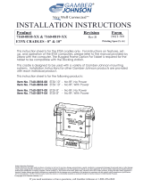 Gamber-Johnson Zebra ET50/51 55/56 8" Powered Cradle, No Port Replication Installation guide