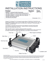 Gamber-Johnson NotePad™ V Universal Computer Cradle With CAM Back Clips Installation guide