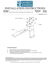 Gamber-Johnson 7160-1322 Installation guide