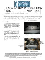 Gamber-Johnson 7160-0985 Installation guide