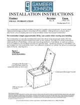 Gamber-Johnson Small 9" Tall Workstation Box Installation guide