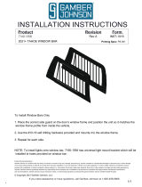 Gamber-Johnson 2021+ Chevrolet Tahoe Window Bars Installation guide