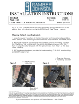 Gamber-Johnson Linde E30 Latch Mounting Bracket Installation guide