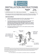 Gamber-Johnson 7170-0644 Installation guide