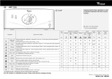 Whirlpool AWT 2256 Program Chart