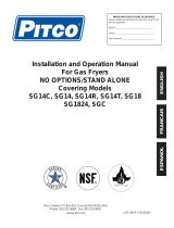 Pitco Frialator SG 14R Owner's manual