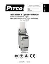 Pitco Rack Fryer SG6H User manual