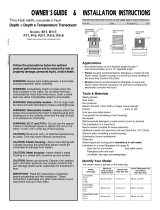 Airmar B17, B117, P17, P19, P217, P314, P319 600W Owner's manual