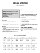 Airmar Air Transducers T1 Development Kit Owner's manual