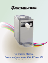 Stoelting Whipped Cream Dispenser, CW5 Plus User manual