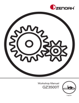 Zenoah GZ3500T Workshop Manual