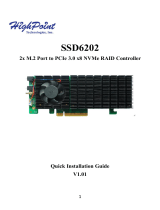 Highpoint SSD6204 Quick Installation Guide