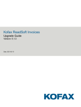 Kofax ReadSoft Invoices 6.1.0 Upgrade Guide