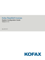 Kofax ReadSoft Invoices 6.0.3 Configuration Guide