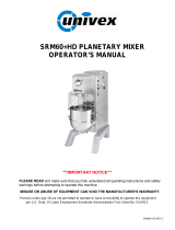 Univex SRM60+ Operating instructions