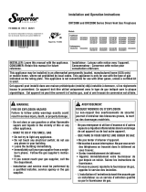 Superior Fireplaces DRC2000 Operating instructions