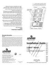 Leviton RELAY-2PL Installation guide