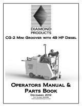 Diamond Products CG-2 Operating instructions