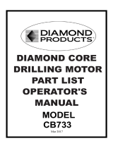 Diamond Products CB733 Operating instructions