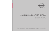 Nissan NV200 Compact Cargo Owner's manual