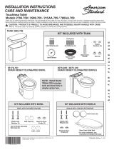 American Standard 780AA709.020 Operating instructions