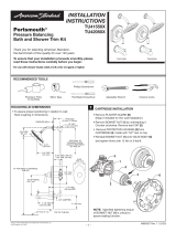 American Standard TU415502.295 Installation guide