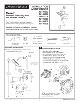 American Standard TU186507.278 Installation guide