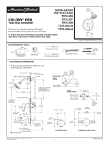 American Standard T075507XH.002 Installation guide