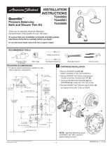 American Standard TU440502.295 Installation guide