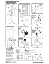 American Standard TU612501.243 Installation guide