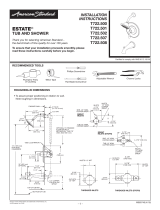 American Standard T722.508.278 Installation guide