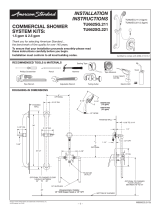 American Standard TU662SG221.002 Installation guide