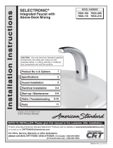 American Standard 7055.115.002 Installation guide
