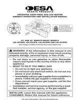 Desa Tech LDL3924NR Owner's manual