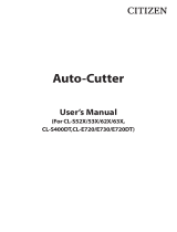 Citizen CL-S521II Owner's manual