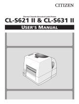 Citizen CL-S631II User manual