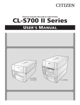 Citizen CL-S700RII User manual