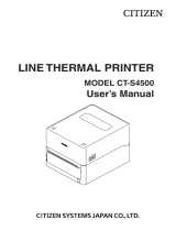 Citizen CT-S4000 User manual