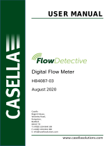 Casella Flow Detective™ Air Flow Calibrator User manual