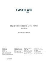 Casella 62x Series Sound Level Meter User manual