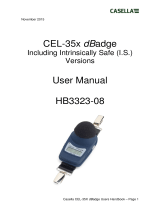 Casella dBadge Noise Dosimeter Series User manual